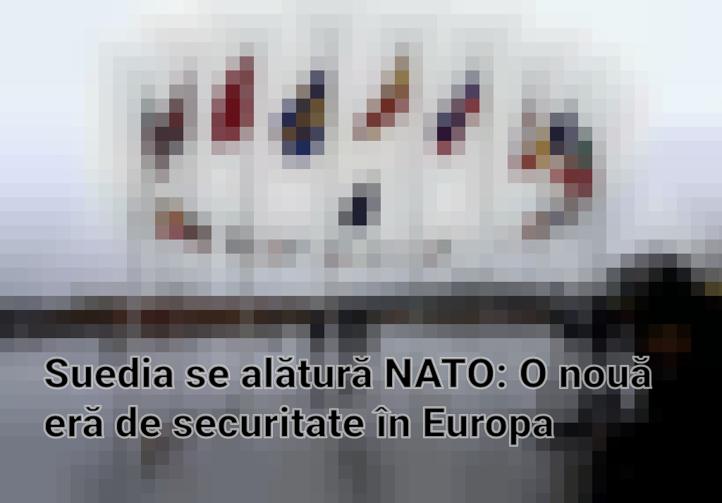 Suedia se alătură NATO: O nouă eră de securitate în Europa Imagini