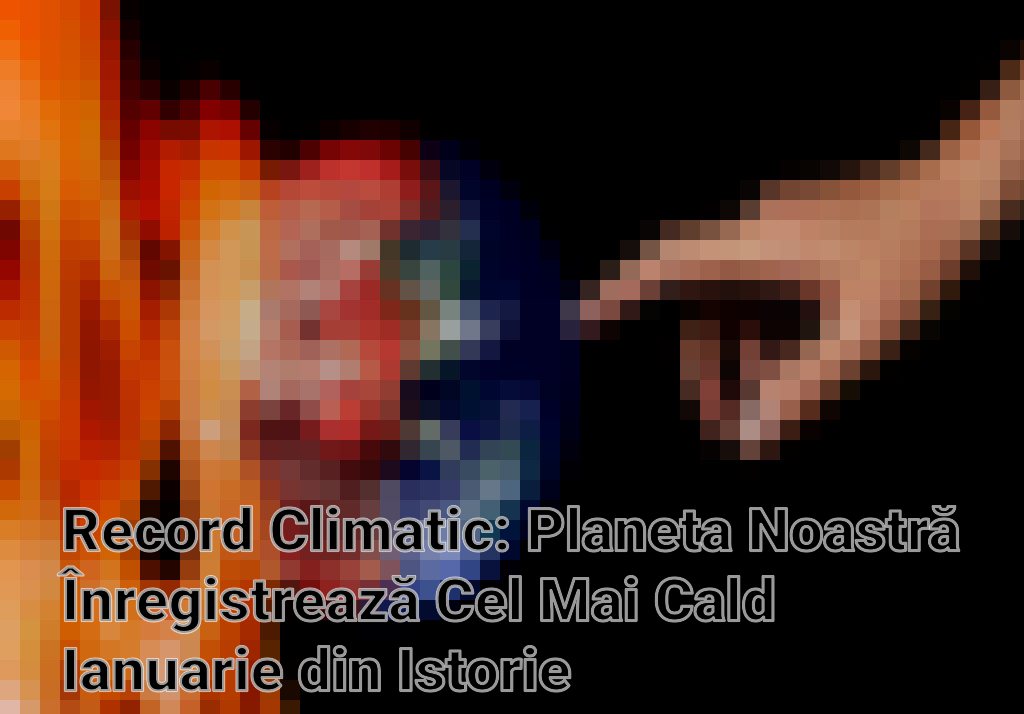 Record Climatic: Planeta Noastră Înregistrează Cel Mai Cald Ianuarie din Istorie Imagini