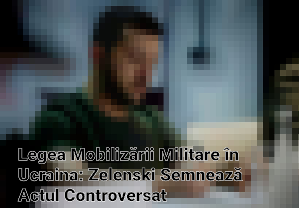 Legea Mobilizării Militare în Ucraina: Zelenski Semnează Actul Controversat