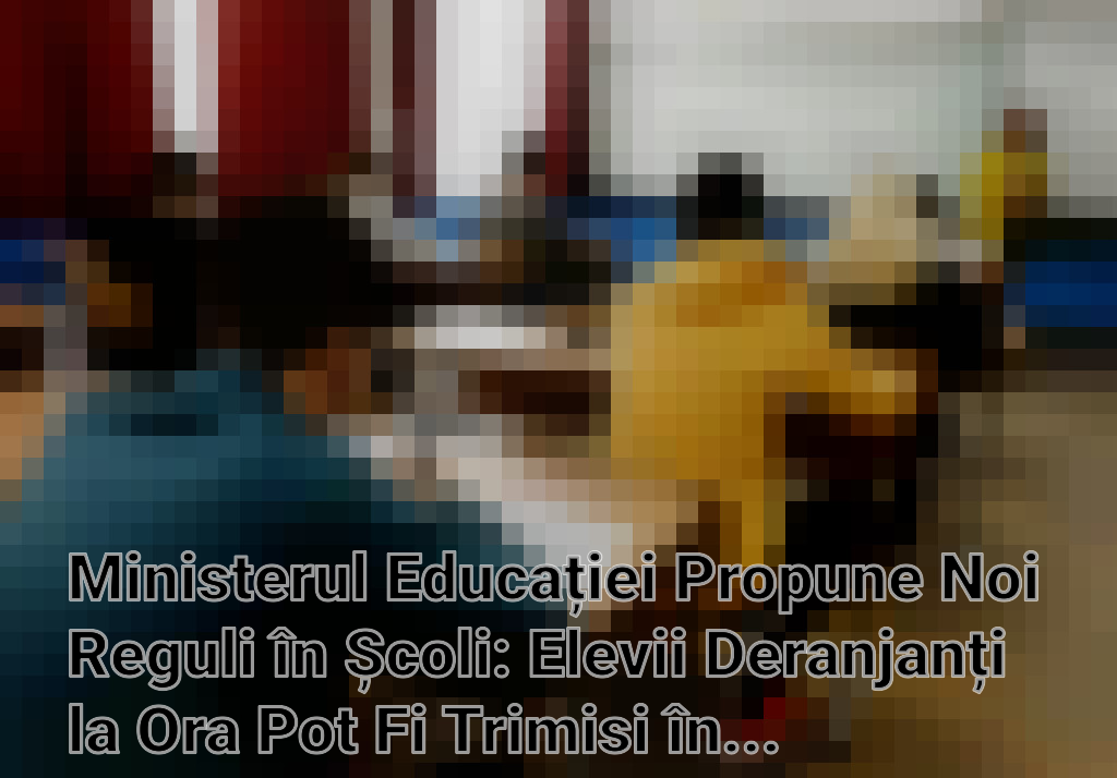 Ministerul Educației Propune Noi Reguli în Școli: Elevii Deranjanți la Ora Pot Fi Trimisi în Altă Sală Imagini