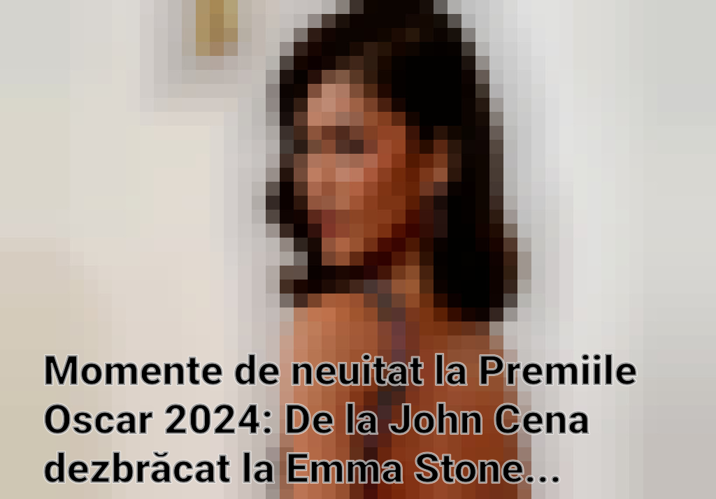 Momente de neuitat la Premiile Oscar 2024: De la John Cena dezbrăcat la Emma Stone cu rochia ruptă Imagini
