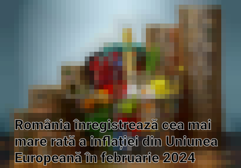 România înregistrează cea mai mare rată a inflației din Uniunea Europeană în februarie 2024