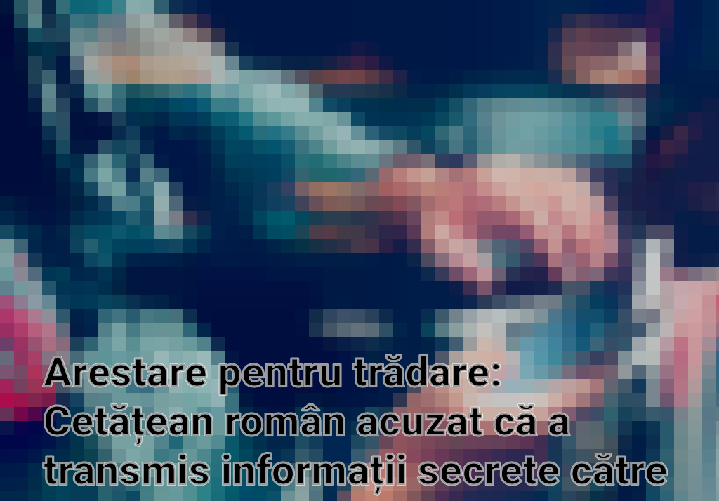 Arestare pentru trădare: Cetățean român acuzat că a transmis informații secrete către Rusia Imagini