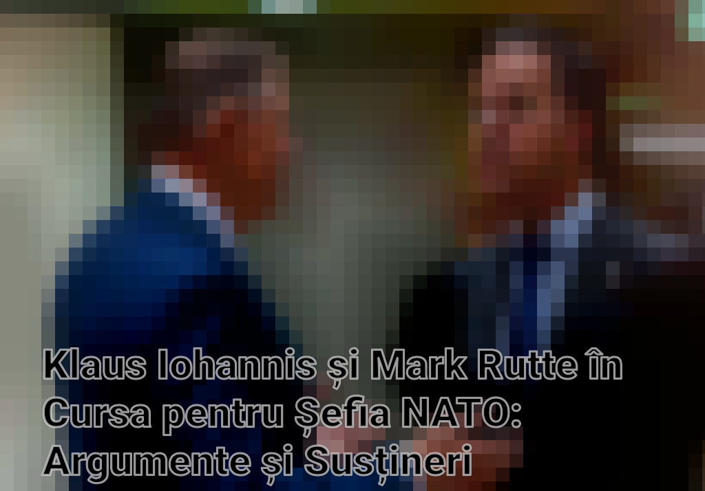 Klaus Iohannis și Mark Rutte în Cursa pentru Șefia NATO: Argumente și Susțineri Internaționale Imagini