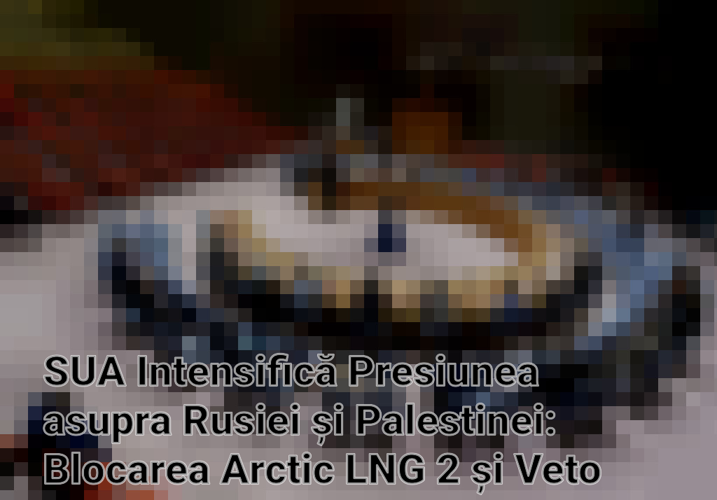 SUA Intensifică Presiunea asupra Rusiei și Palestinei: Blocarea Arctic LNG 2 și Veto împotriva Aderării la ONU