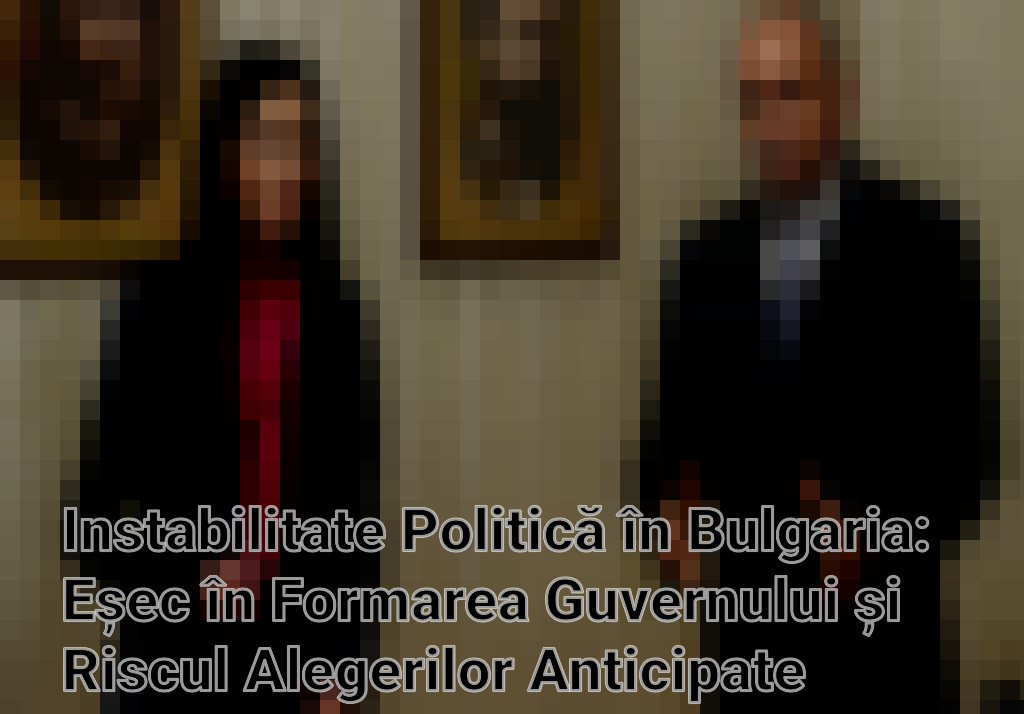 Instabilitate Politică în Bulgaria: Eșec în Formarea Guvernului și Riscul Alegerilor Anticipate