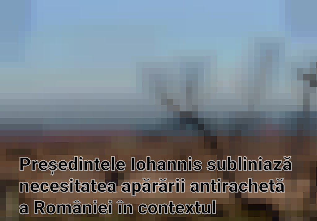 Președintele Iohannis subliniază necesitatea apărării antirachetă a României în contextul conflictului din Ucraina Imagini