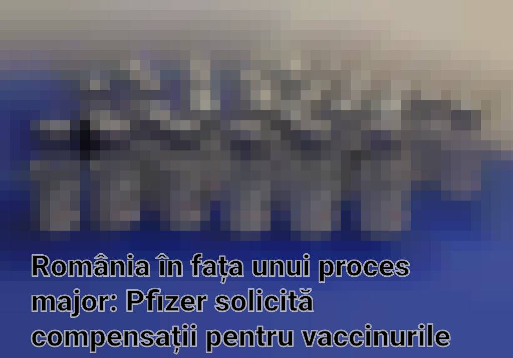 România în fața unui proces major: Pfizer solicită compensații pentru vaccinurile anti-COVID-19 neutilizate