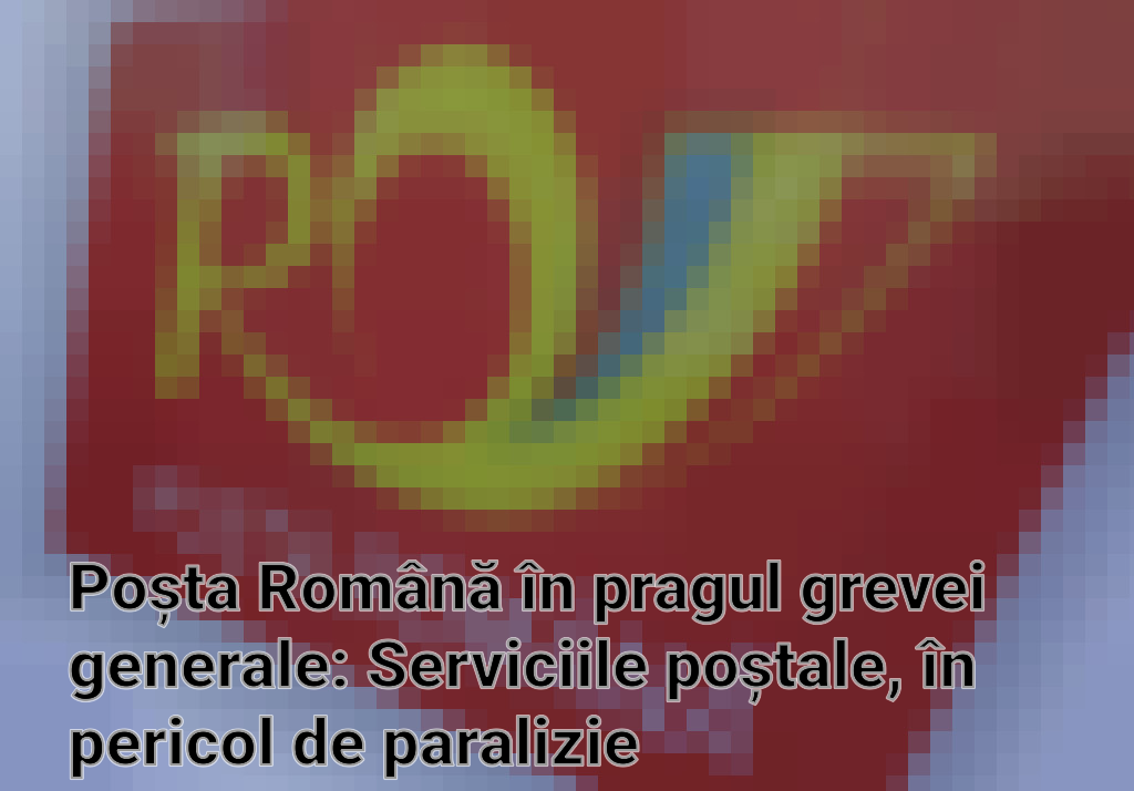 Poșta Română în pragul grevei generale: Serviciile poștale, în pericol de paralizie