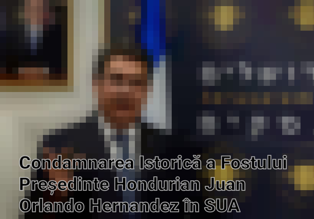 Condamnarea Istorică a Fostului Președinte Hondurian Juan Orlando Hernandez în SUA Imagini