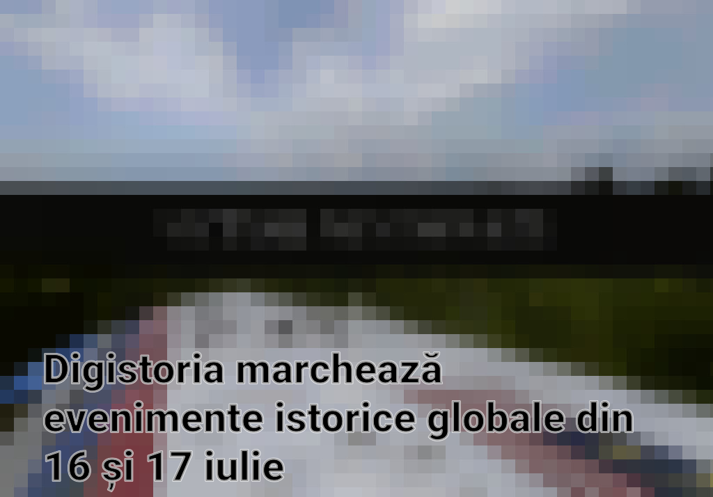 Digistoria marchează evenimente istorice globale din 16 și 17 iulie