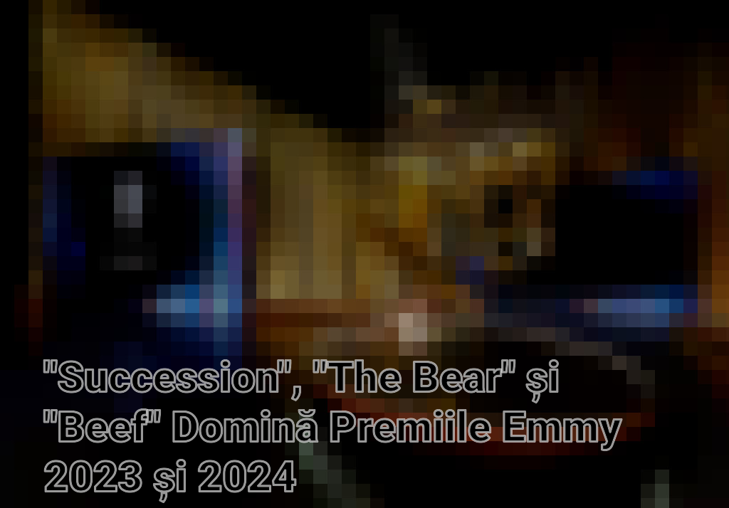 "Succession", "The Bear" și "Beef" Domină Premiile Emmy 2023 și 2024