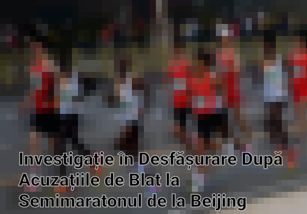 Investigație în Desfășurare După Acuzațiile de Blat la Semimaratonul de la Beijing