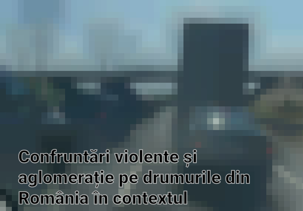 Confruntări violente și aglomerație pe drumurile din România în contextul fenomenelor meteo extreme