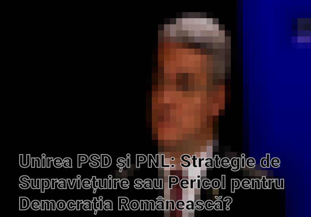 Unirea PSD și PNL: Strategie de Supraviețuire sau Pericol pentru Democrația Românească? Imagini
