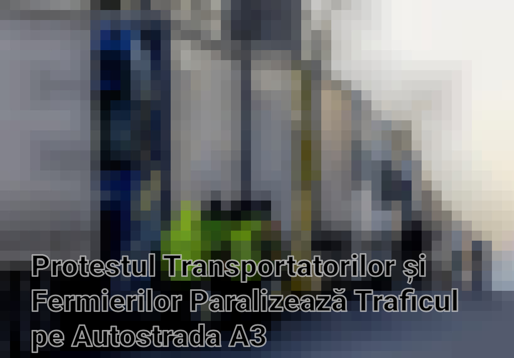 Protestul Transportatorilor și Fermierilor Paralizează Traficul pe Autostrada A3 București-Ploiești