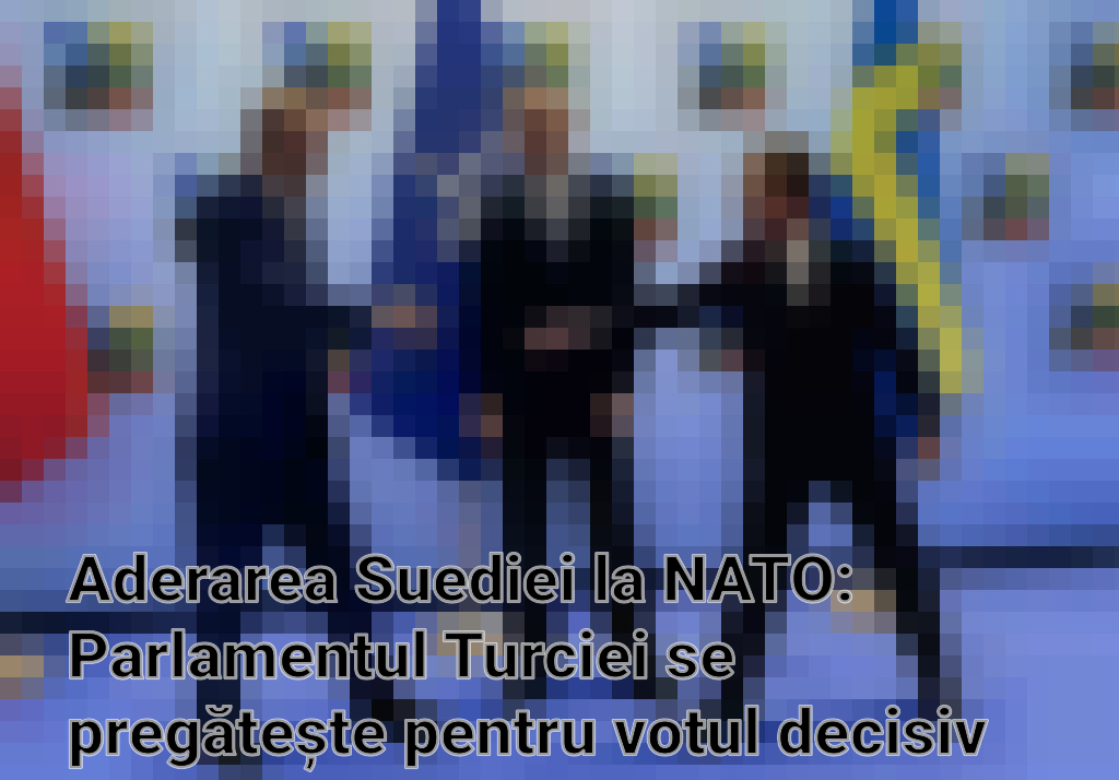 Aderarea Suediei la NATO: Parlamentul Turciei se pregătește pentru votul decisiv Imagini