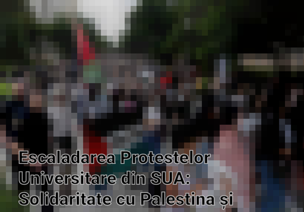 Escaladarea Protestelor Universitare din SUA: Solidaritate cu Palestina și Impactul asupra Politicii Externe Imagini