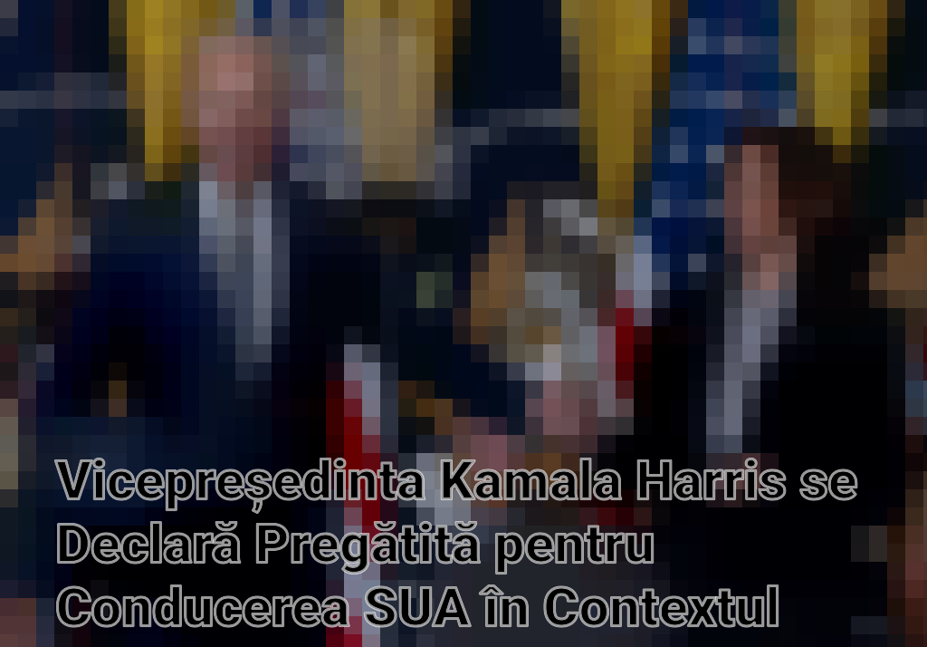 Vicepreședinta Kamala Harris se Declară Pregătită pentru Conducerea SUA în Contextul Preocupărilor Privind Starea de Sănătate a Președintelui Biden Imagini