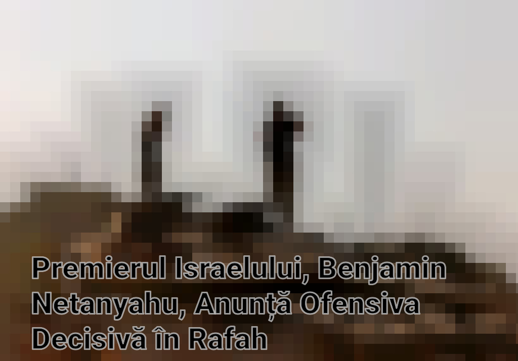 Premierul Israelului, Benjamin Netanyahu, Anunță Ofensiva Decisivă în Rafah