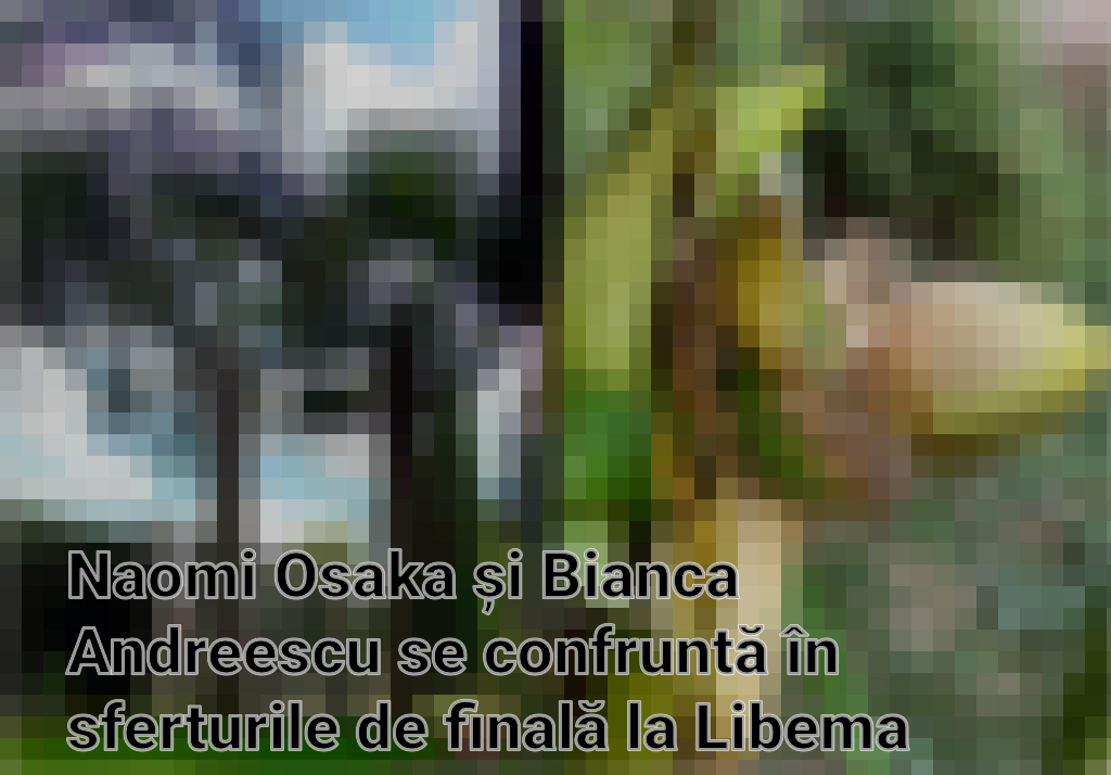 Naomi Osaka și Bianca Andreescu se confruntă în sferturile de finală la Libema Open Imagini