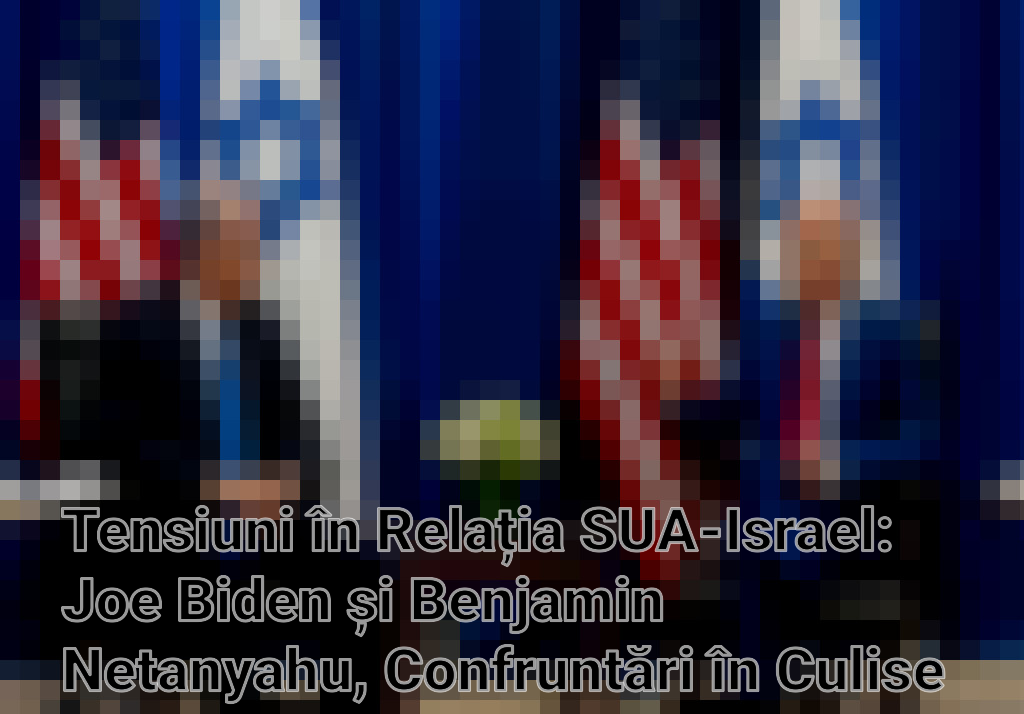 Tensiuni în Relația SUA-Israel: Joe Biden și Benjamin Netanyahu, Confruntări în Culise