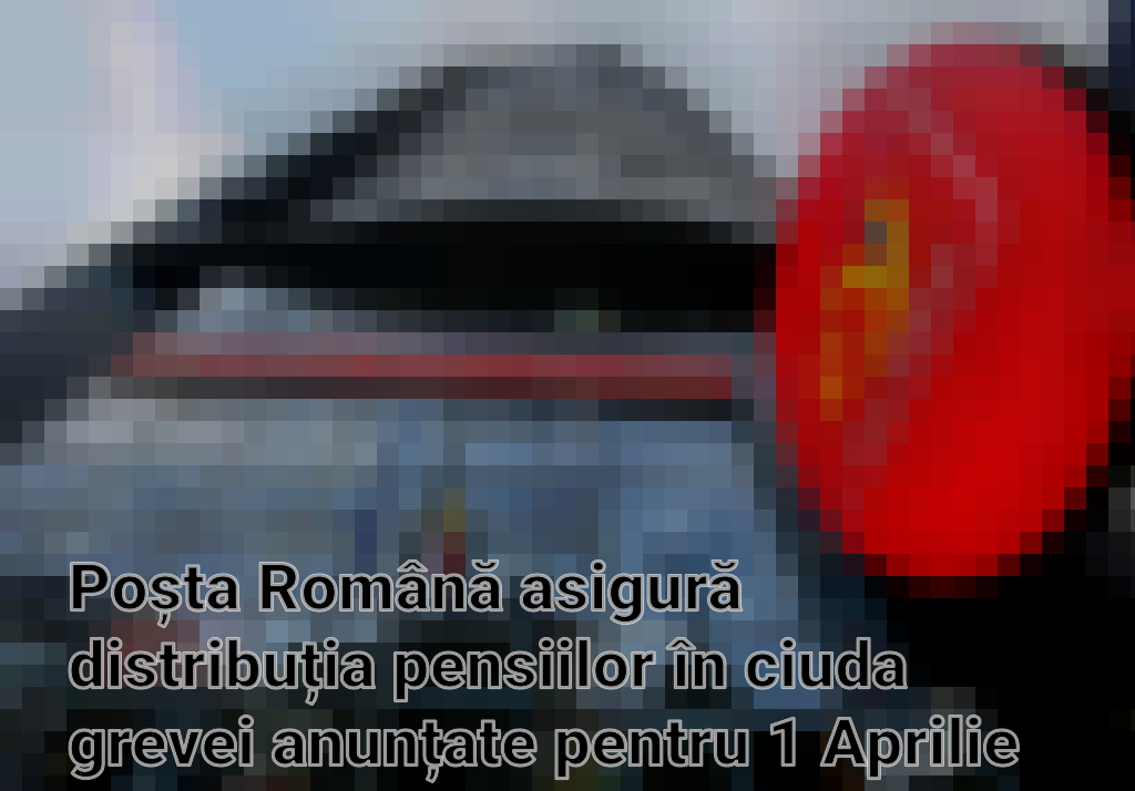 Poșta Română asigură distribuția pensiilor în ciuda grevei anunțate pentru 1 Aprilie
