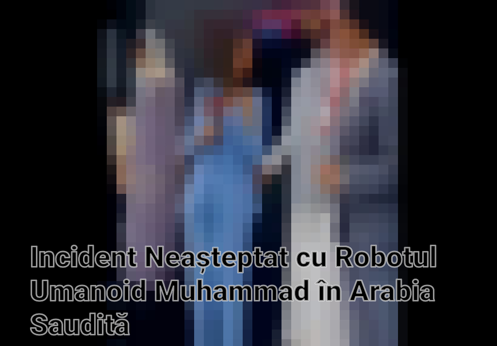 Incident Neașteptat cu Robotul Umanoid Muhammad în Arabia Saudită Imagini