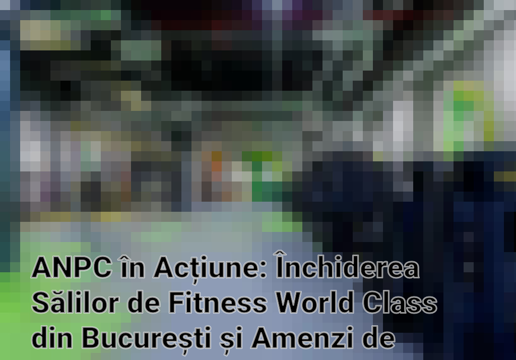 ANPC în Acțiune: Închiderea Sălilor de Fitness World Class din București și Amenzi de Peste 100.000 de Lei Imagini