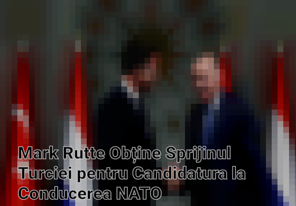Mark Rutte Obține Sprijinul Turciei pentru Candidatura la Conducerea NATO Imagini