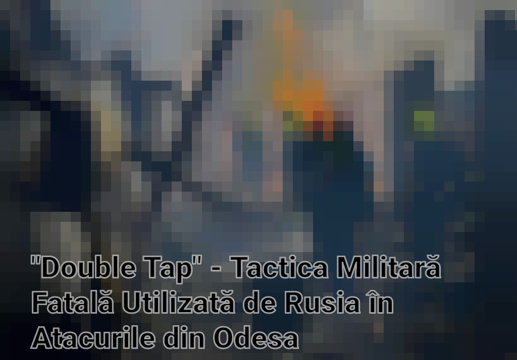 "Double Tap" - Tactica Militară Fatală Utilizată de Rusia în Atacurile din Odesa Imagini
