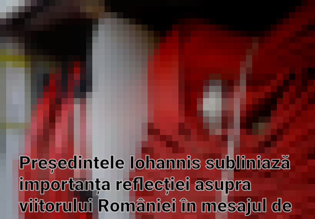 Președintele Iohannis subliniază importanța reflecției asupra viitorului României în mesajul de Ziua Independenței Imagini