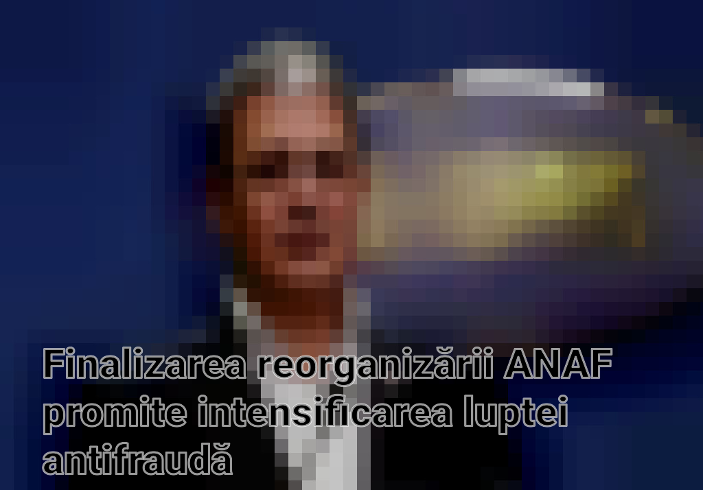 Finalizarea reorganizării ANAF promite intensificarea luptei antifraudă Imagini