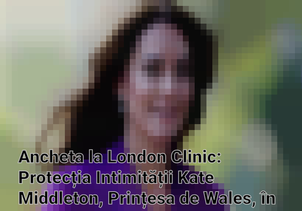 Ancheta la London Clinic: Protecția Intimității Kate Middleton, Prințesa de Wales, în Joc