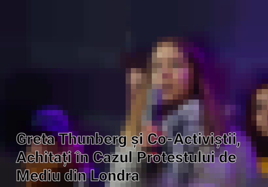 Greta Thunberg și Co-Activiștii, Achitați în Cazul Protestului de Mediu din Londra