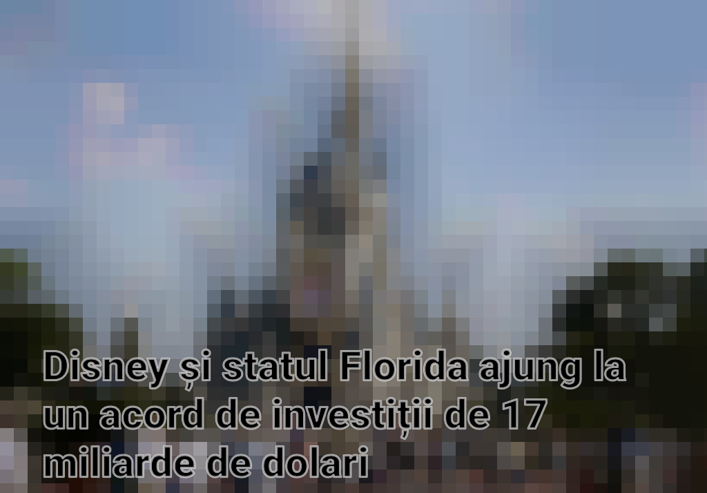 Disney și statul Florida ajung la un acord de investiții de 17 miliarde de dolari Imagini