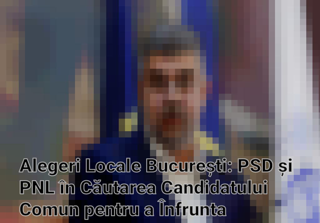 Alegeri Locale București: PSD și PNL în Căutarea Candidatului Comun pentru a Înfrunta Primarul Nicușor Dan Imagini