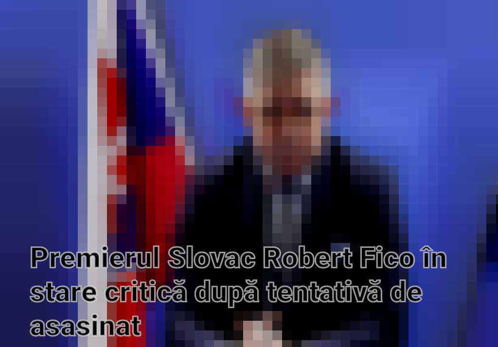 Premierul Slovac Robert Fico în stare critică după tentativă de asasinat Imagini