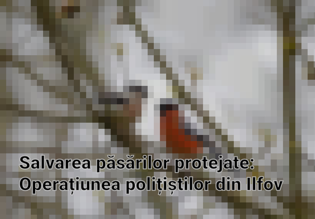 Salvarea păsărilor protejate: Operațiunea polițiștilor din Ilfov Imagini