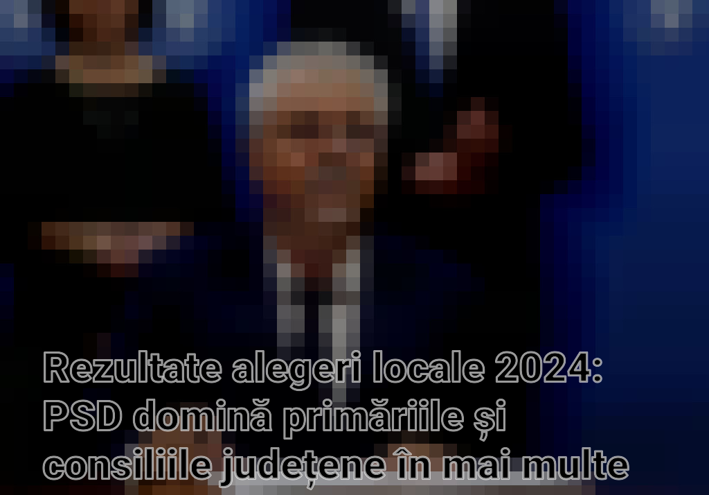 Rezultate alegeri locale 2024: PSD domină primăriile și consiliile județene în mai multe orașe și județe din România Imagini