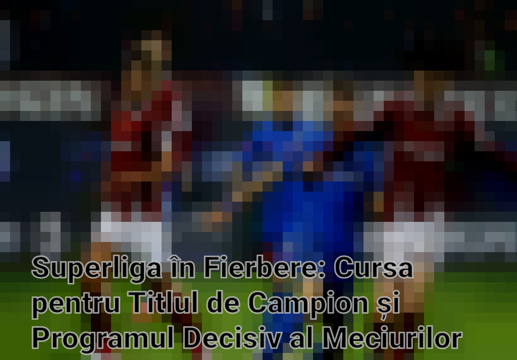 Superliga în Fierbere: Cursa pentru Titlul de Campion și Programul Decisiv al Meciurilor