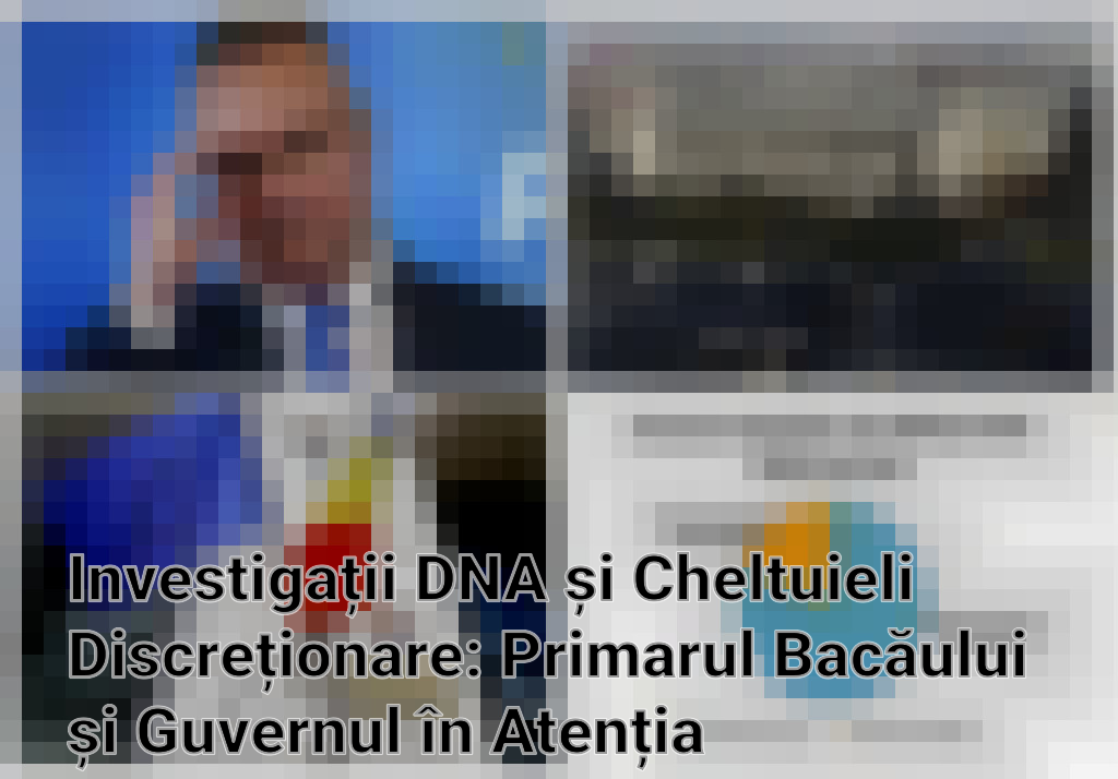 Investigații DNA și Cheltuieli Discreționare: Primarul Bacăului și Guvernul în Atenția Autorităților