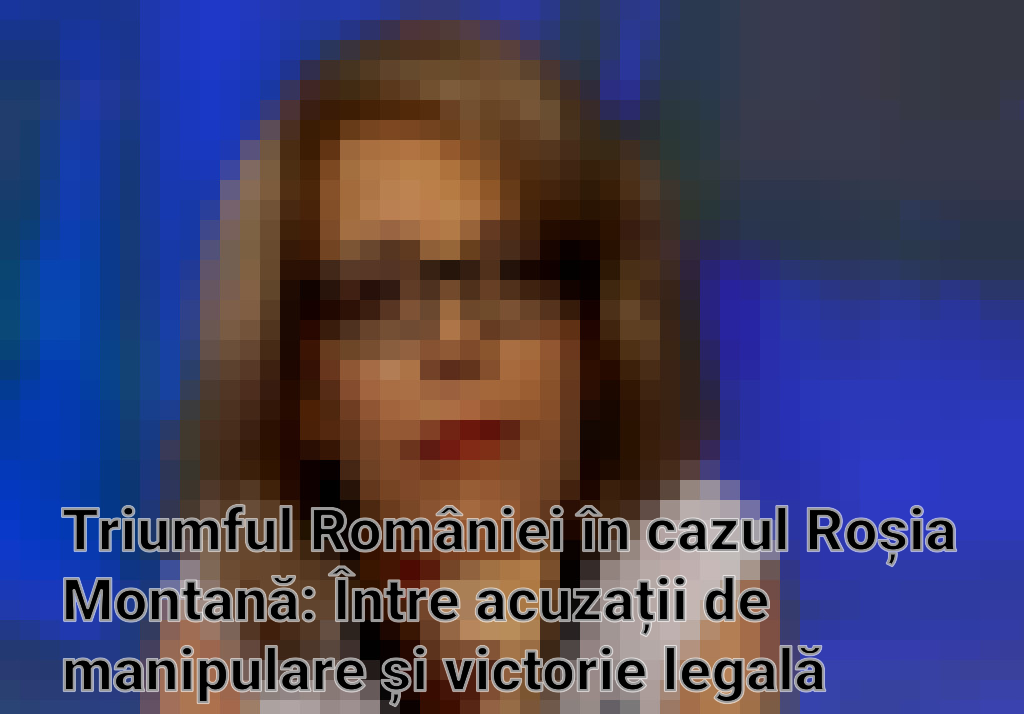Triumful României în cazul Roșia Montană: Între acuzații de manipulare și victorie legală