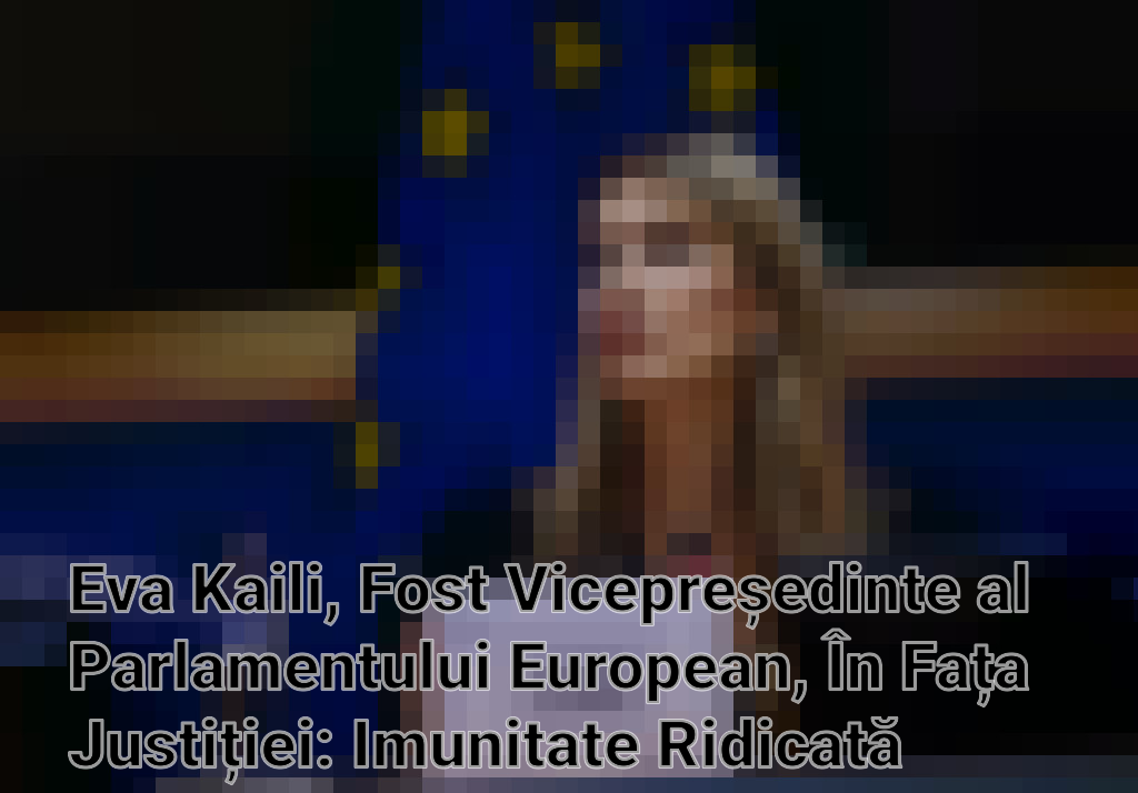 Eva Kaili, Fost Vicepreședinte al Parlamentului European, În Fața Justiției: Imunitate Ridicată pentru Investigarea Fraudelor Imagini