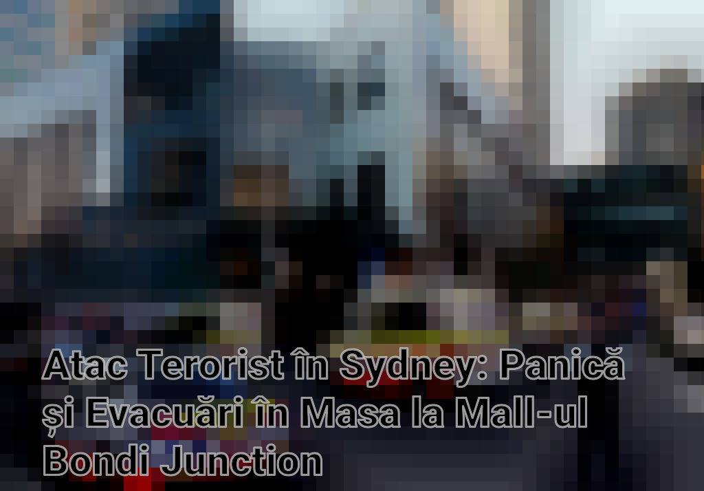 Atac Terorist în Sydney: Panică și Evacuări în Masa la Mall-ul Bondi Junction
