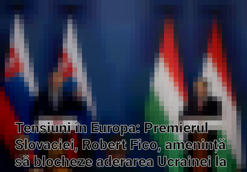 Tensiuni în Europa: Premierul Slovaciei, Robert Fico, amenință să blocheze aderarea Ucrainei la NATO Imagini