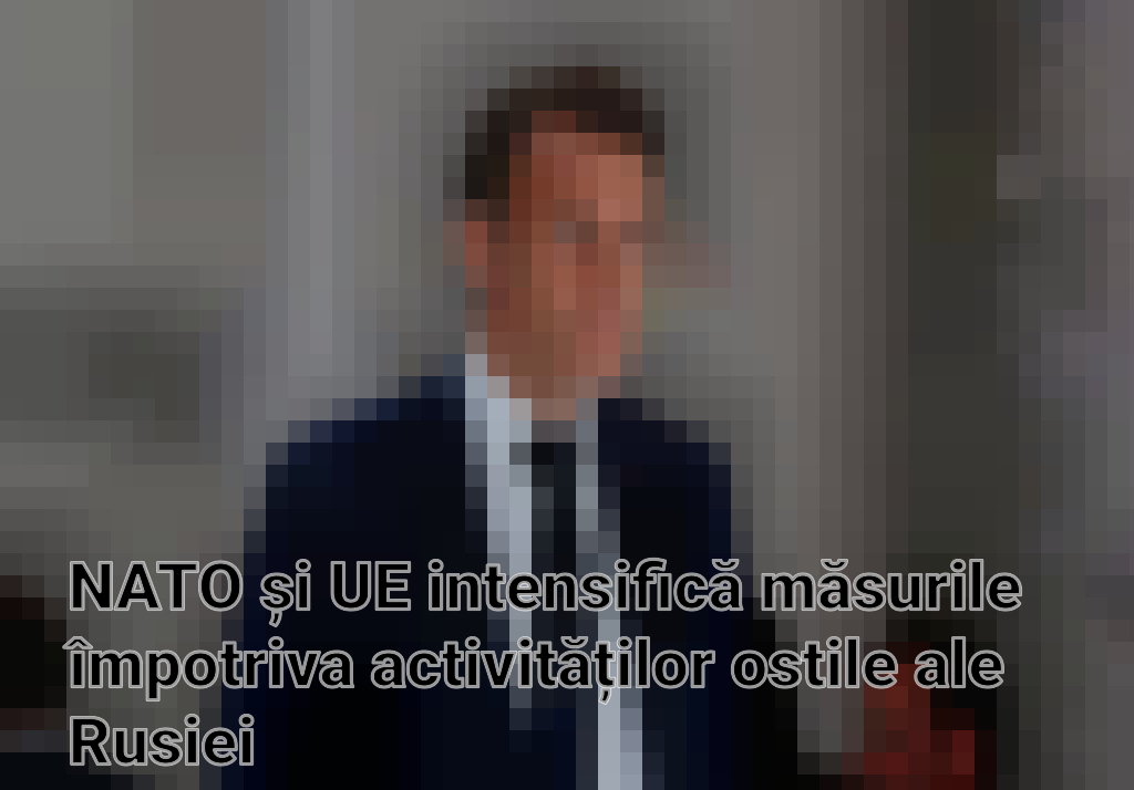 NATO și UE intensifică măsurile împotriva activităților ostile ale Rusiei