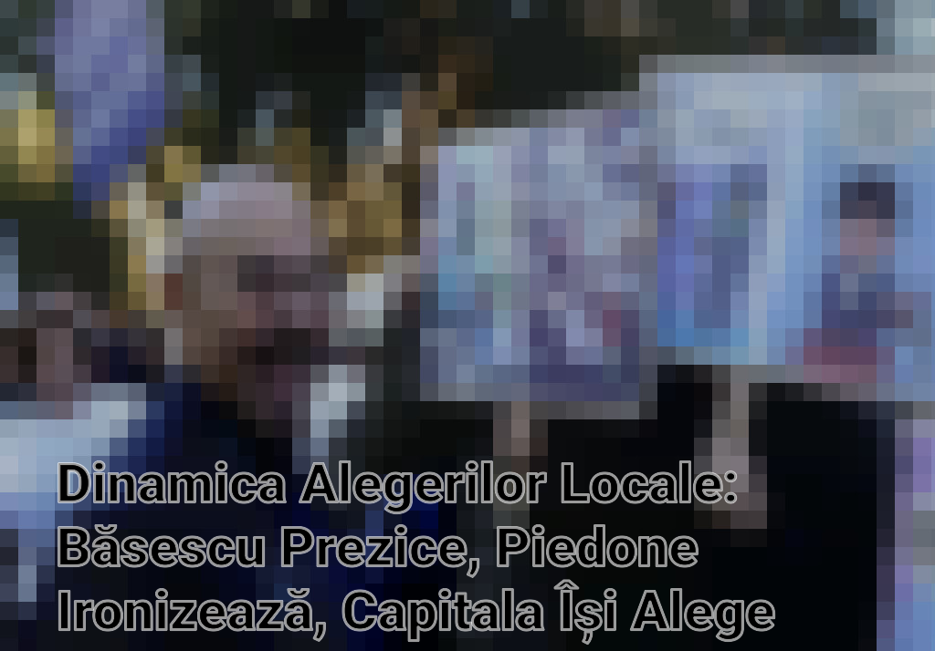 Dinamica Alegerilor Locale: Băsescu Prezice, Piedone Ironizează, Capitala Își Alege Primarul Imagini