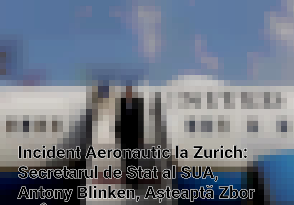 Incident Aeronautic la Zurich: Secretarul de Stat al SUA, Antony Blinken, Așteaptă Zbor de Întoarcere