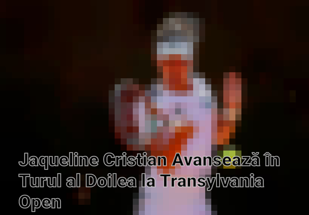 Jaqueline Cristian Avansează în Turul al Doilea la Transylvania Open Imagini
